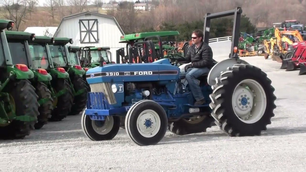 Hydraulic malfunctions on a Ford 3910 II tractor