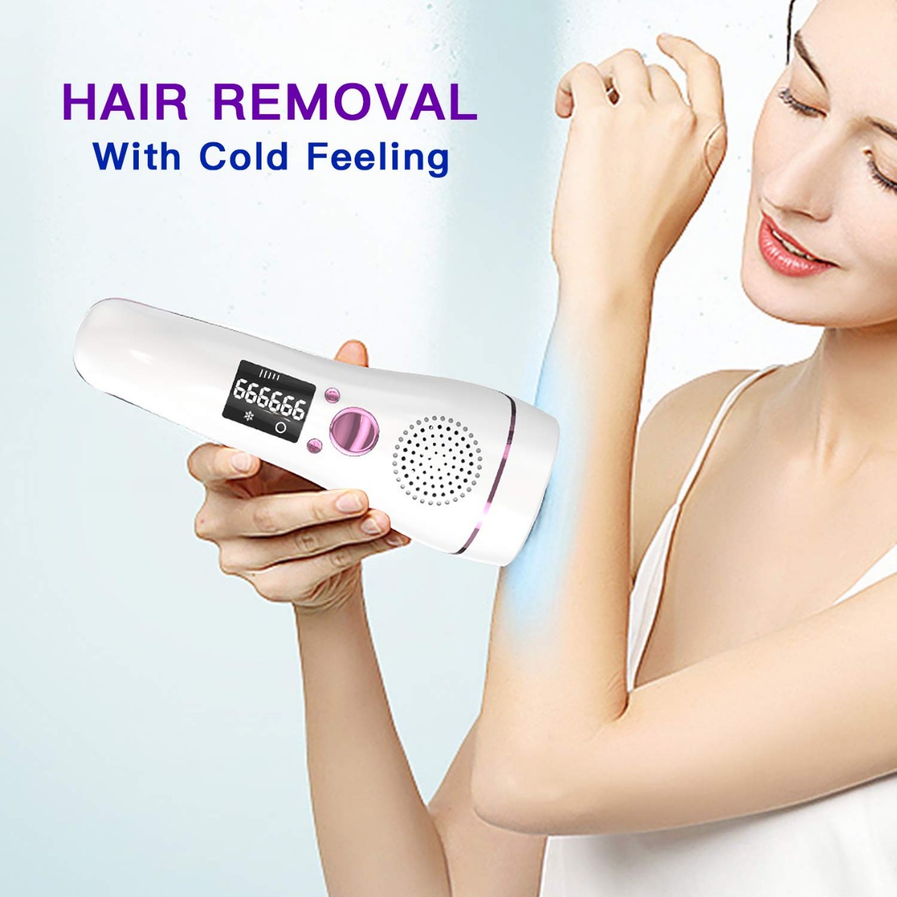Ice Hair Removal for Women At-Home Painless IPL Hair Removal Permanent UPGRADE to 999,999 Flashes