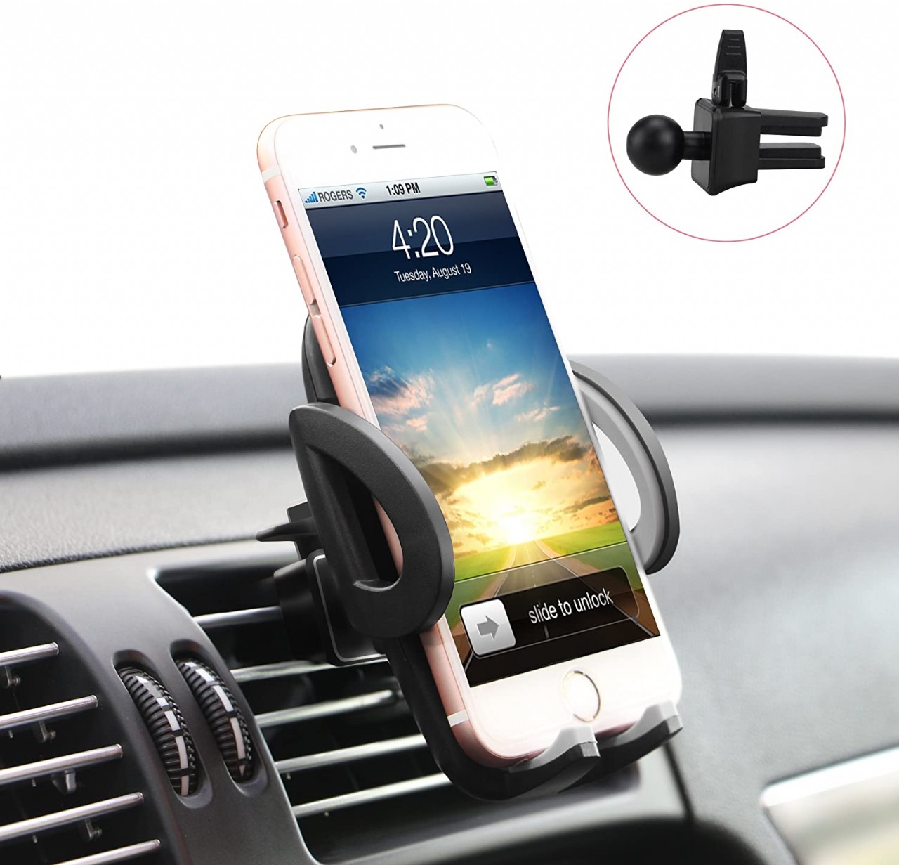 ilikable Air Vent Phone Holder - 360 Rotation Car Cell Phone Mount - Car Holder Compatible