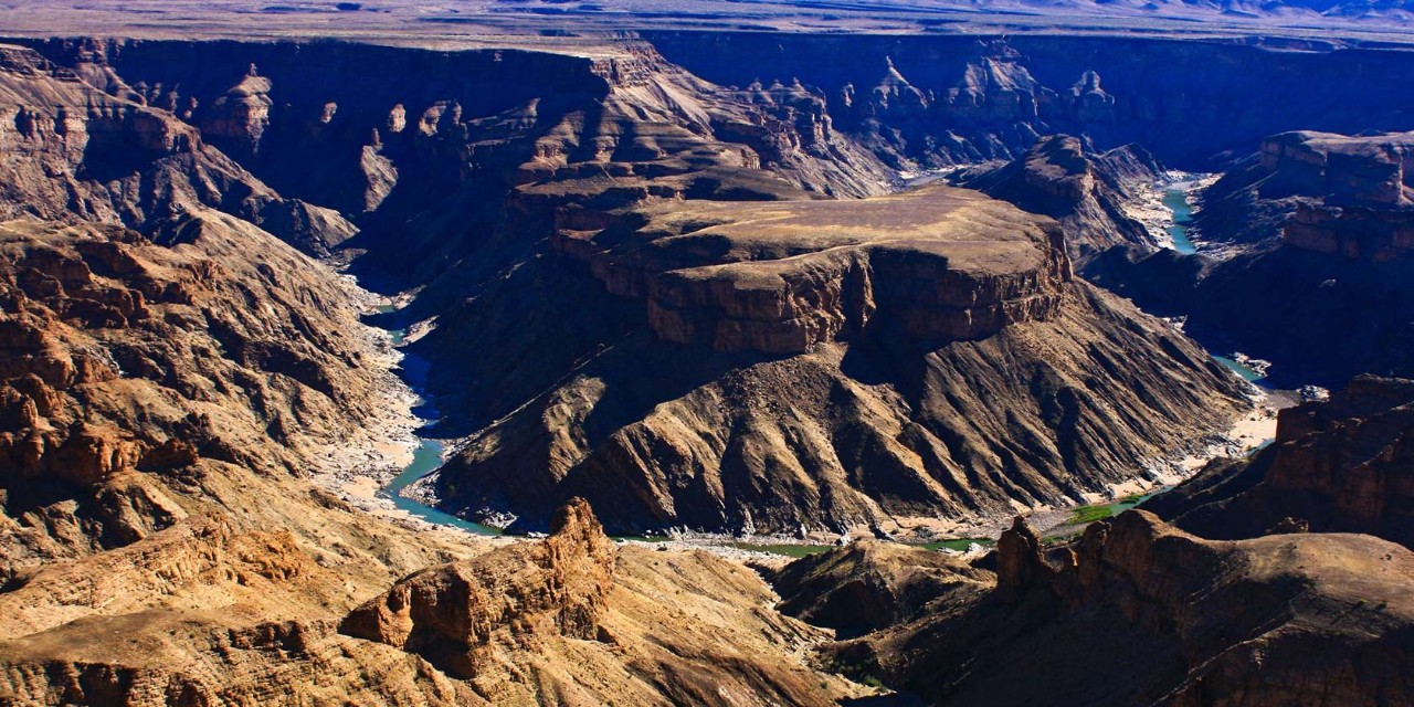 In southern Namibia, the Fish River Canyon