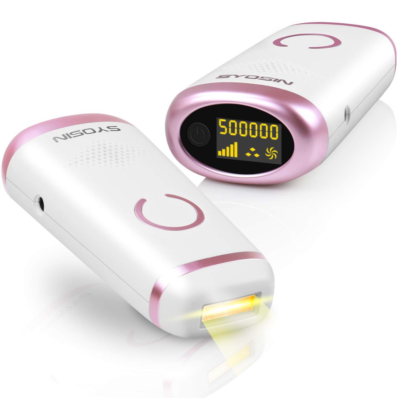 IPL Permanent Hair Removal, SYOSIN 500,000 Flashes Hair Removal with LCD Display Painless Epilator