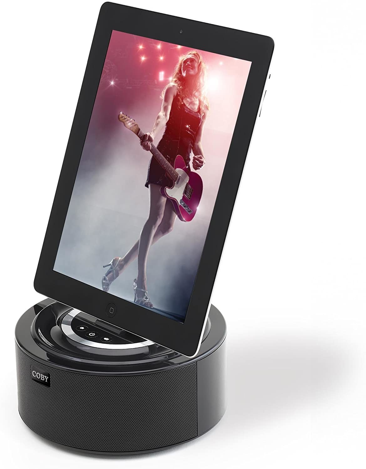 iPod and iPhone Docking Stereo Speaker System (Black)
