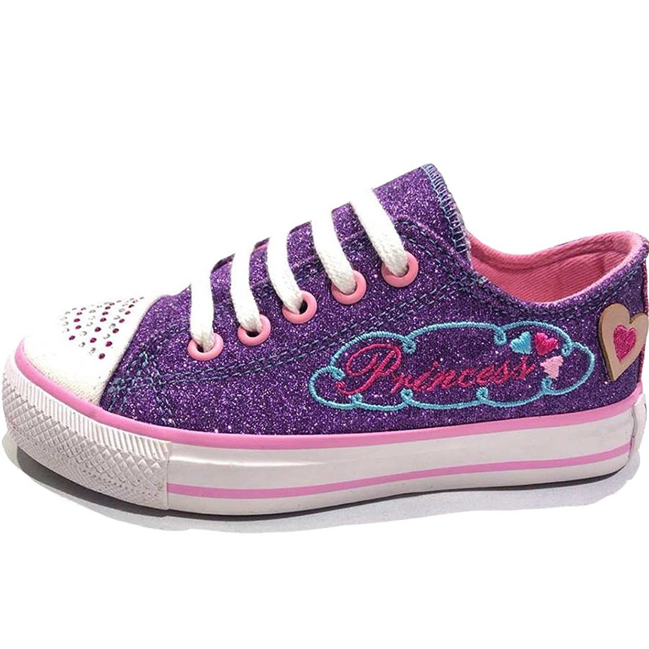 Little Girls Sneakers Fashion Casual Lightweight Sneakers Toddlers Little Kids Big Kids