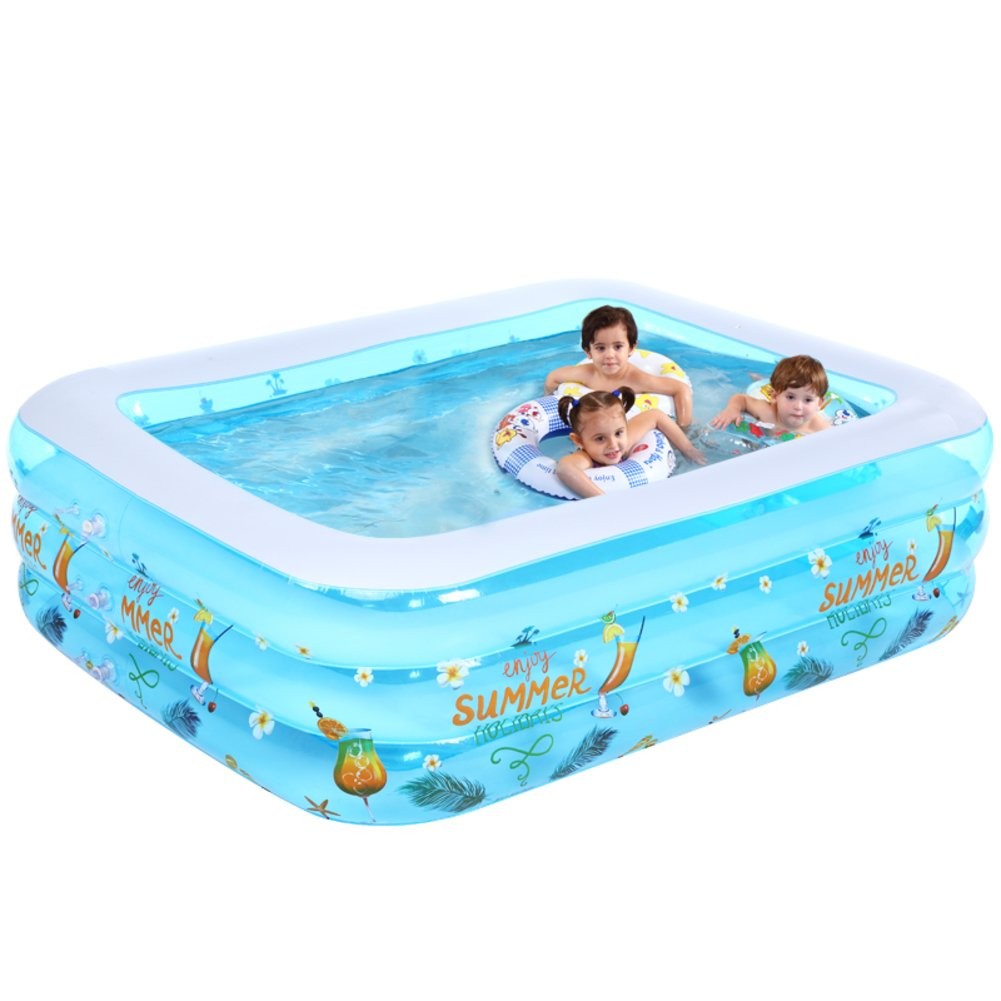 Blue Kiddie Pool Portable Pools for Kids, Sealive Inflatable Bathtub