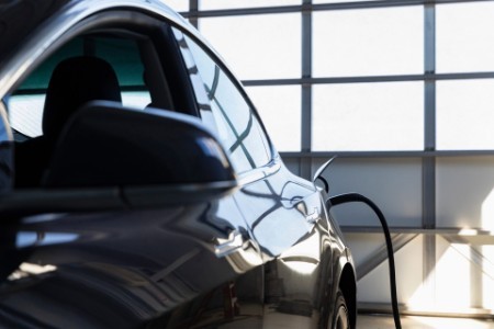 Manufacturing an electric car in a garage