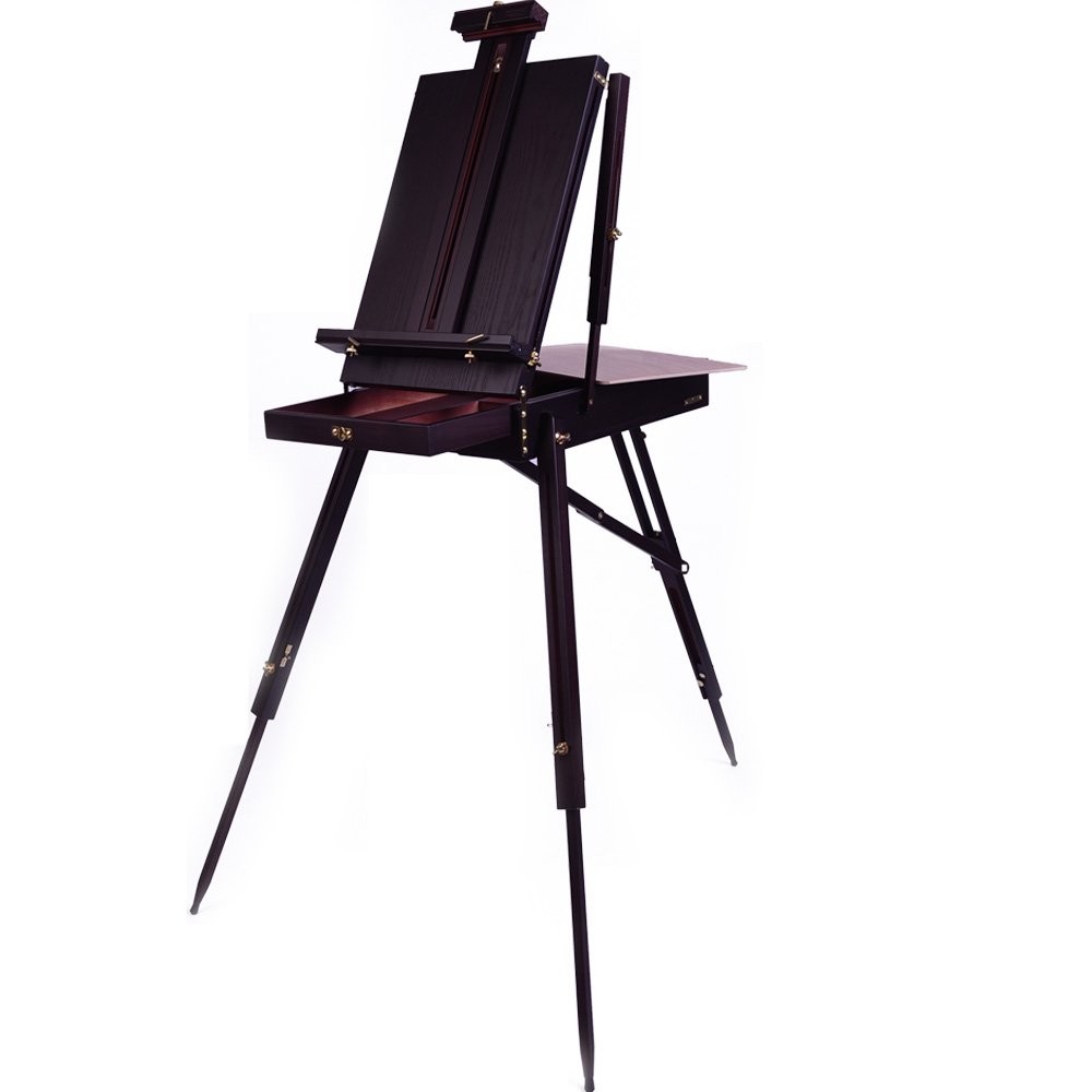 Art Easel Set, 14" Tall Display Stand AFrame Mini Wood Painting Easels