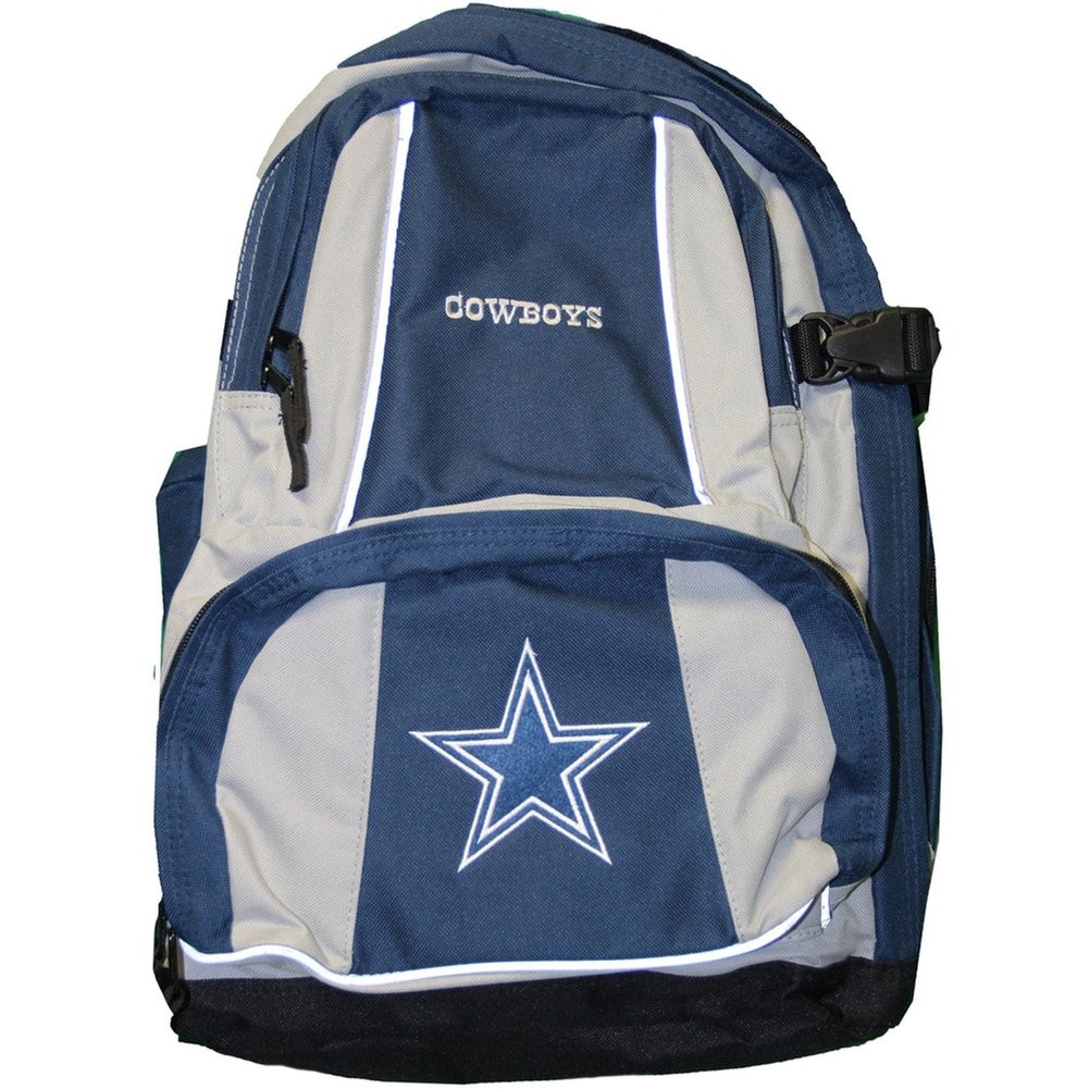 NFL Dallas Cowboys Trooper Backpack, Navy, 18'' Concept One Accessories