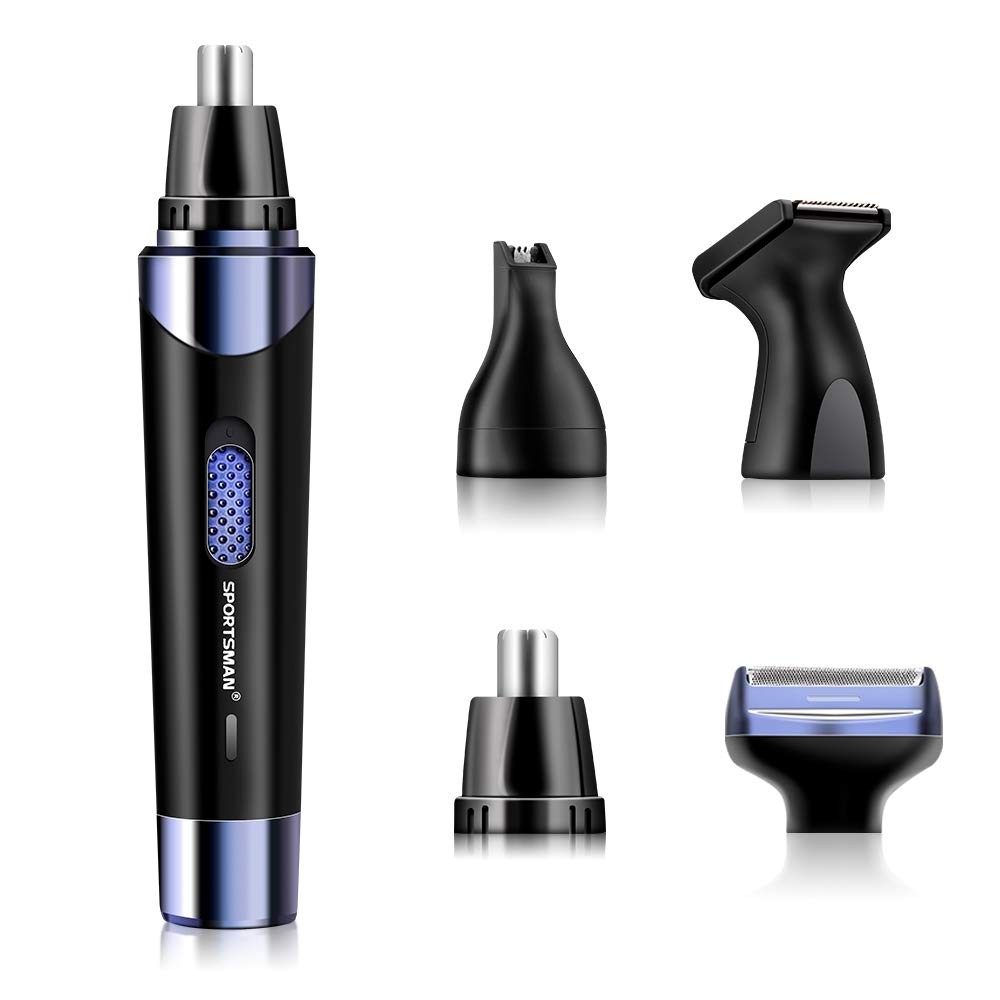 Nose Hair Trimmer for Men,2020 Professional USB Rechargeable Eyebrow and Ear Hair Trimmer,Stainless