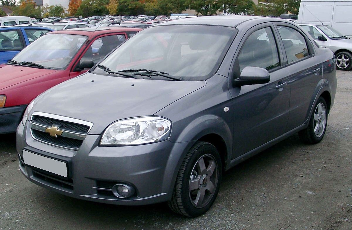 oil capacity and type for the Chevrolet Aveo