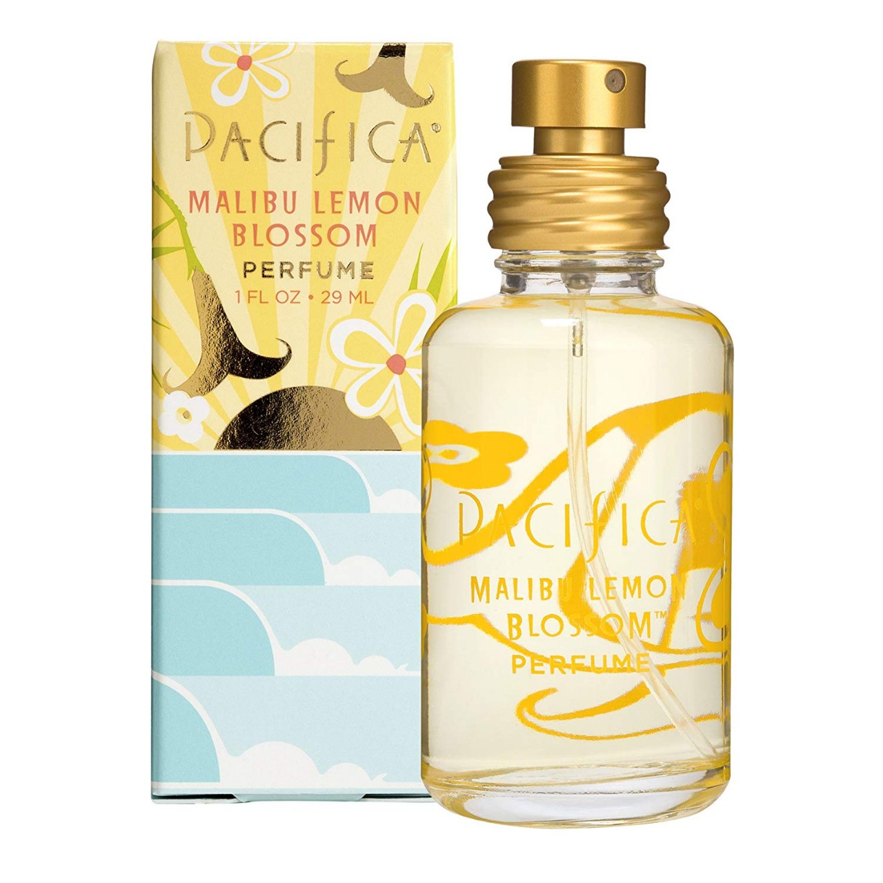 Pacifica Beauty Malibu Lemon Blossom Spray Perfume, 1 Ounce