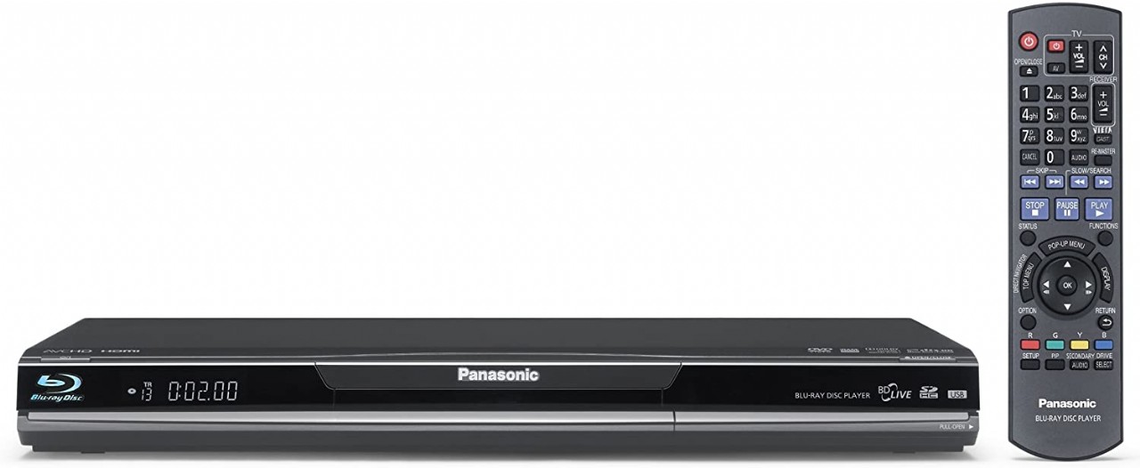 Panasonic dmp-bd605 K Blu-ray Disc Player, Negro