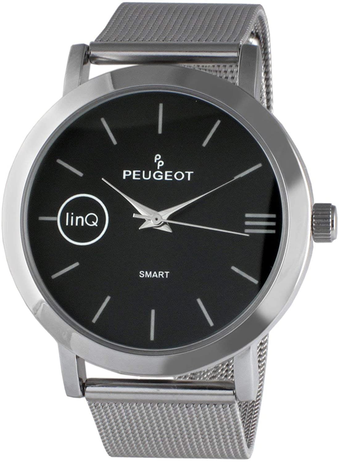 Peugeot LinQ Bluetooth Hybrid Analog Smartwatch Compatible with iOS and Android Phones Minimalist