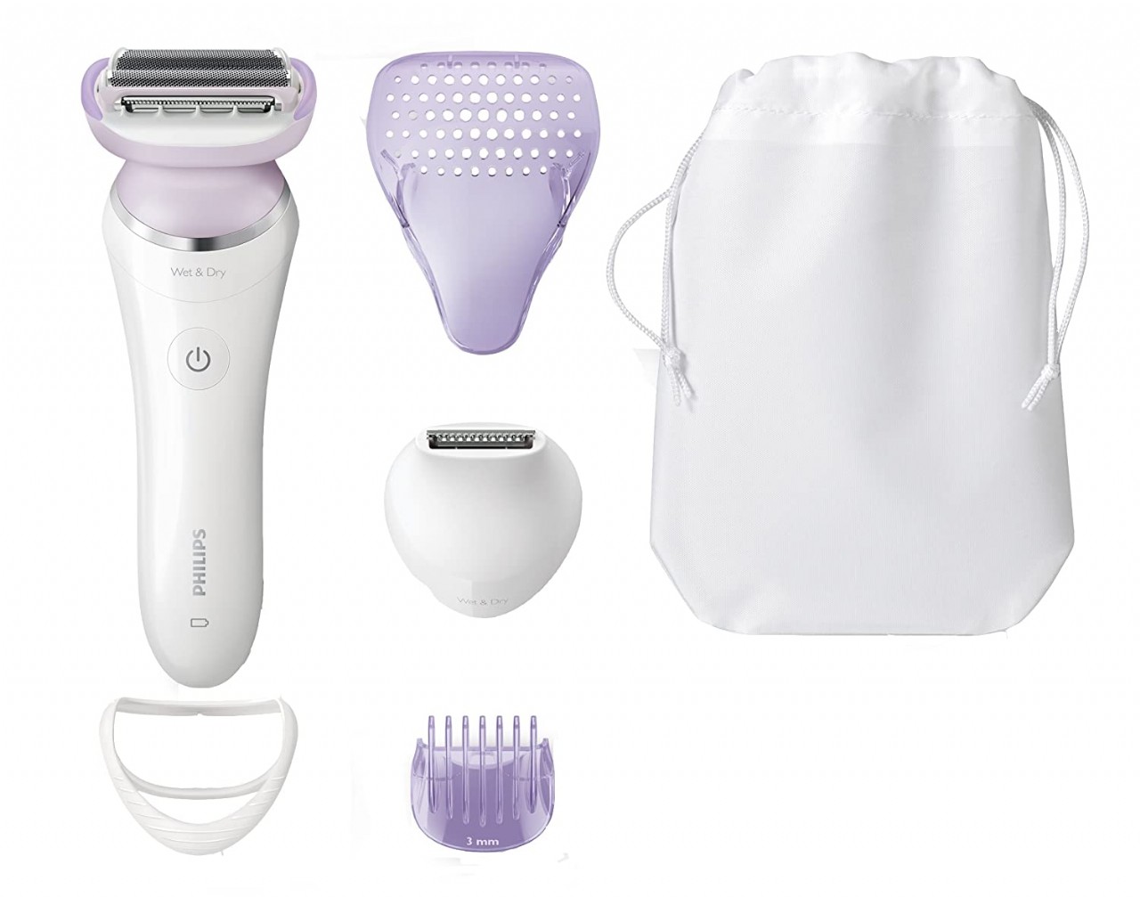 Philips SatinShave Prestige Women's Electric Shaver, Cordless Hair Removal with Trimmer, BRL170/50