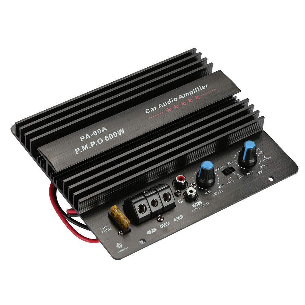 Power Amplifier Powerful Amplifier Board with Metal Black Car Electronics AMP
