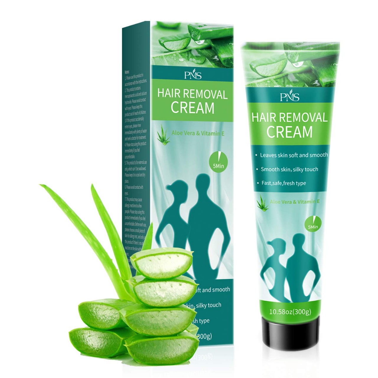 Premium Hair Removal Cream Painless Flawless Depilatory Cream for Sensitive Skin, Underarm, Leg