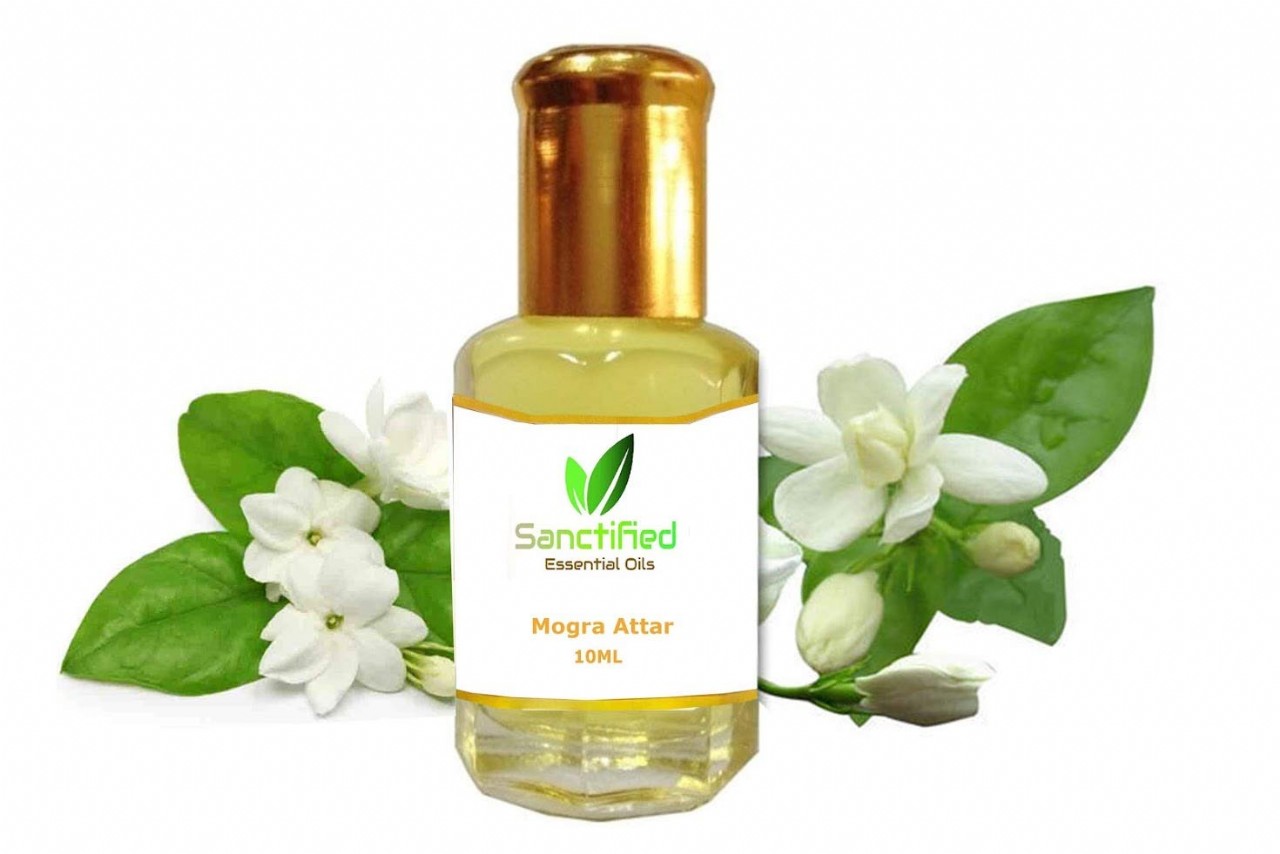 Pure Natural Fragrance Herbal Mogra Attar Oil Ayurveda Scent Organic Skin