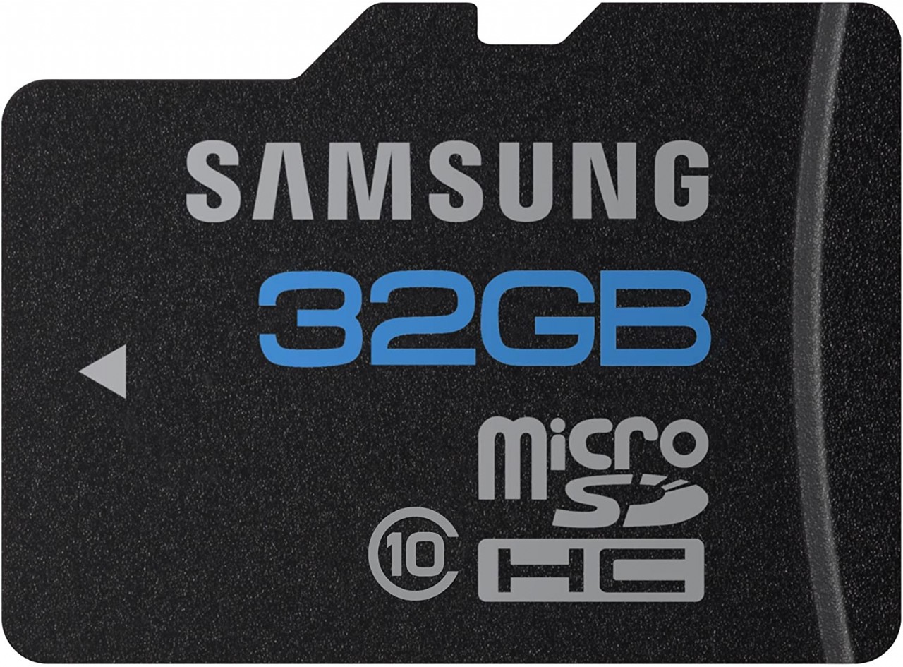 Samsung 32GB High Speed microSDHC Class 10 Memory Card with Adapter. Model number: MB-MSBGA/US