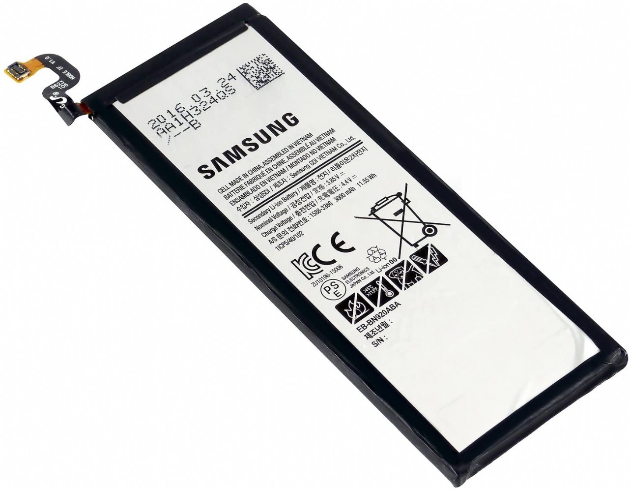 Samsung Galaxy Note 5 Standard Battery EB-BN920ABA (Bulk Packaging)