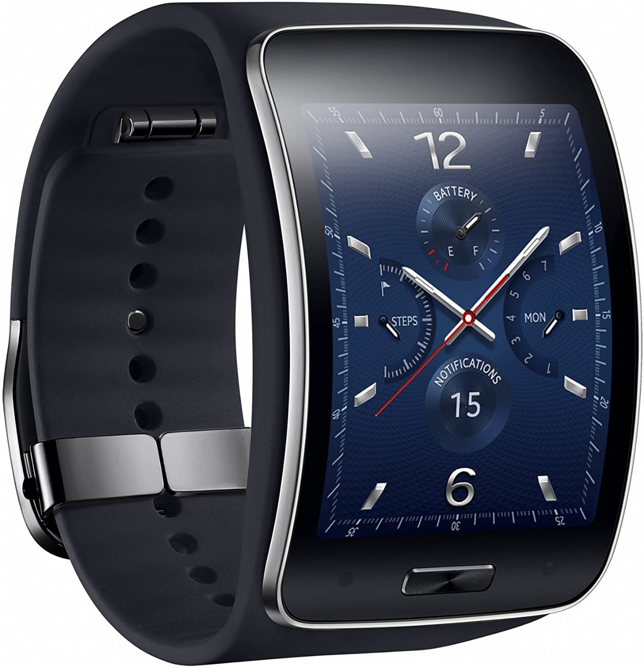 Samsung MAIN-96577 Galaxy Gear S R750 Smart Watch, Black