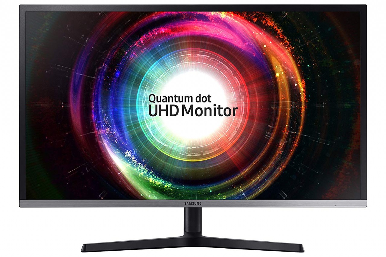 Samsung UH850 Series 31.5 inch 4K QHD 3840x2160 QLED Desktop Monitor for Business, AMD FreeSync