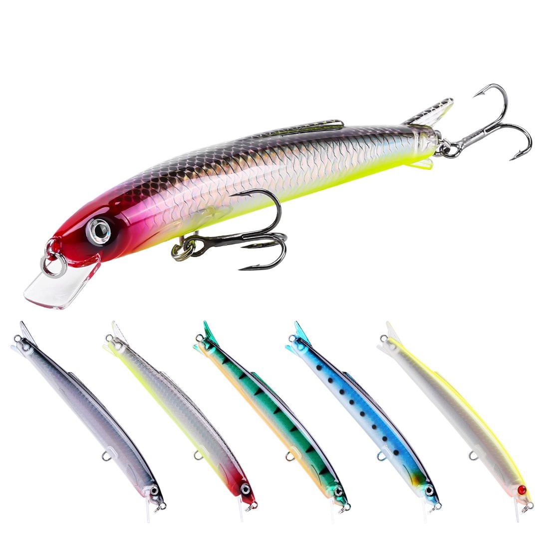 SeaKnight Minnow Fishing Lures Floating Sea Fishing Lures for Bass,Pike