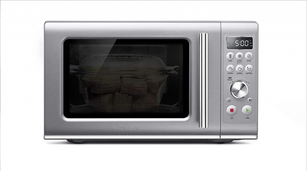set the clock on a Breville microwave