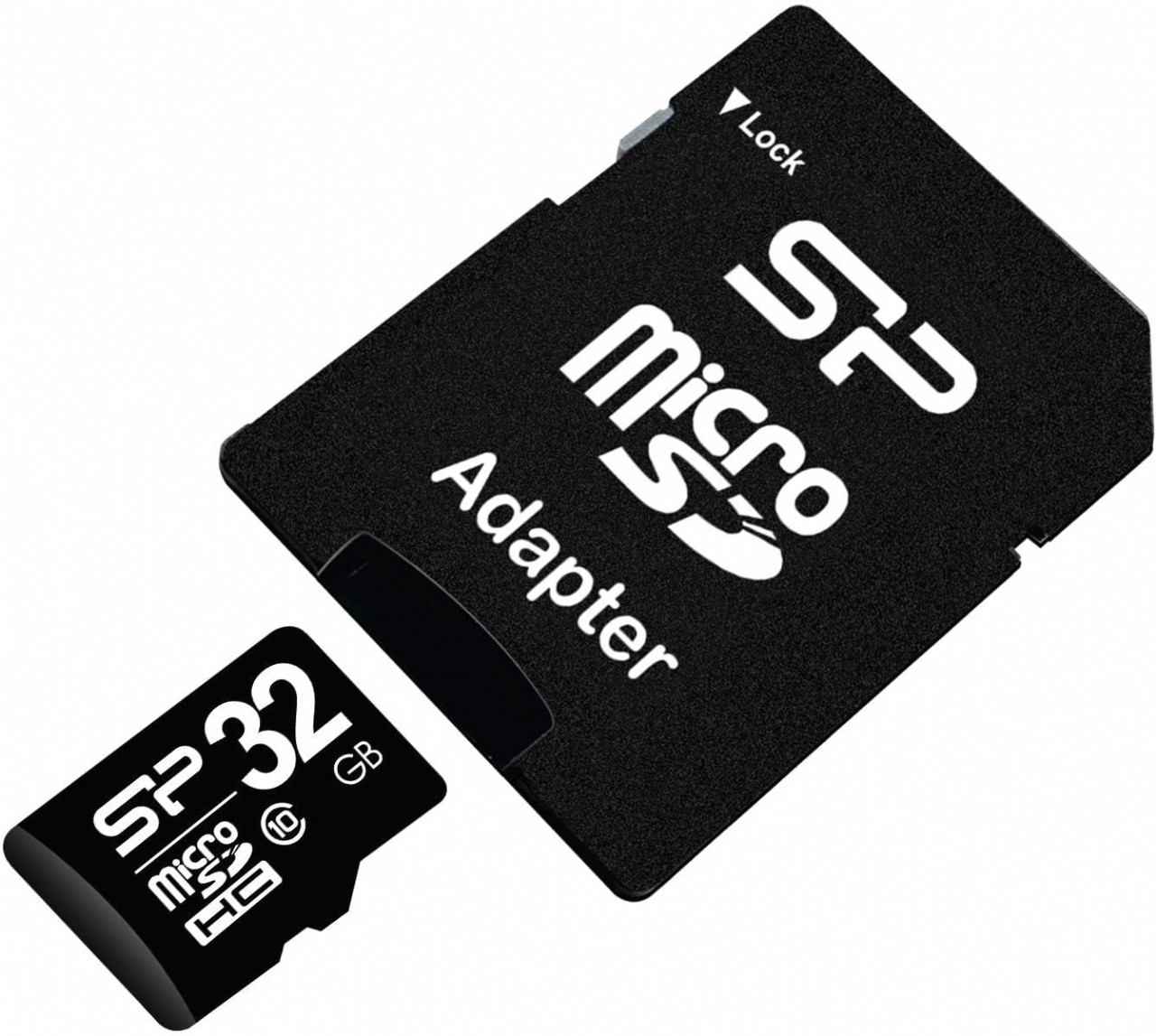 Silicon Power 32GB microSD Memory Card SDHC Class 10 w/ SD Adapter 40MB/sec