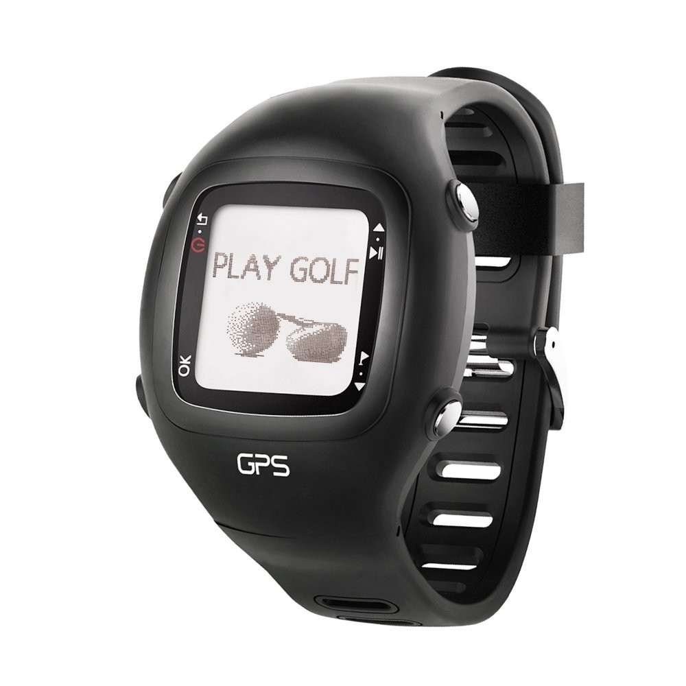 SKARLIE GPS Golf Watch Score Card Golf Course Devices Range Finder-Black DGF2