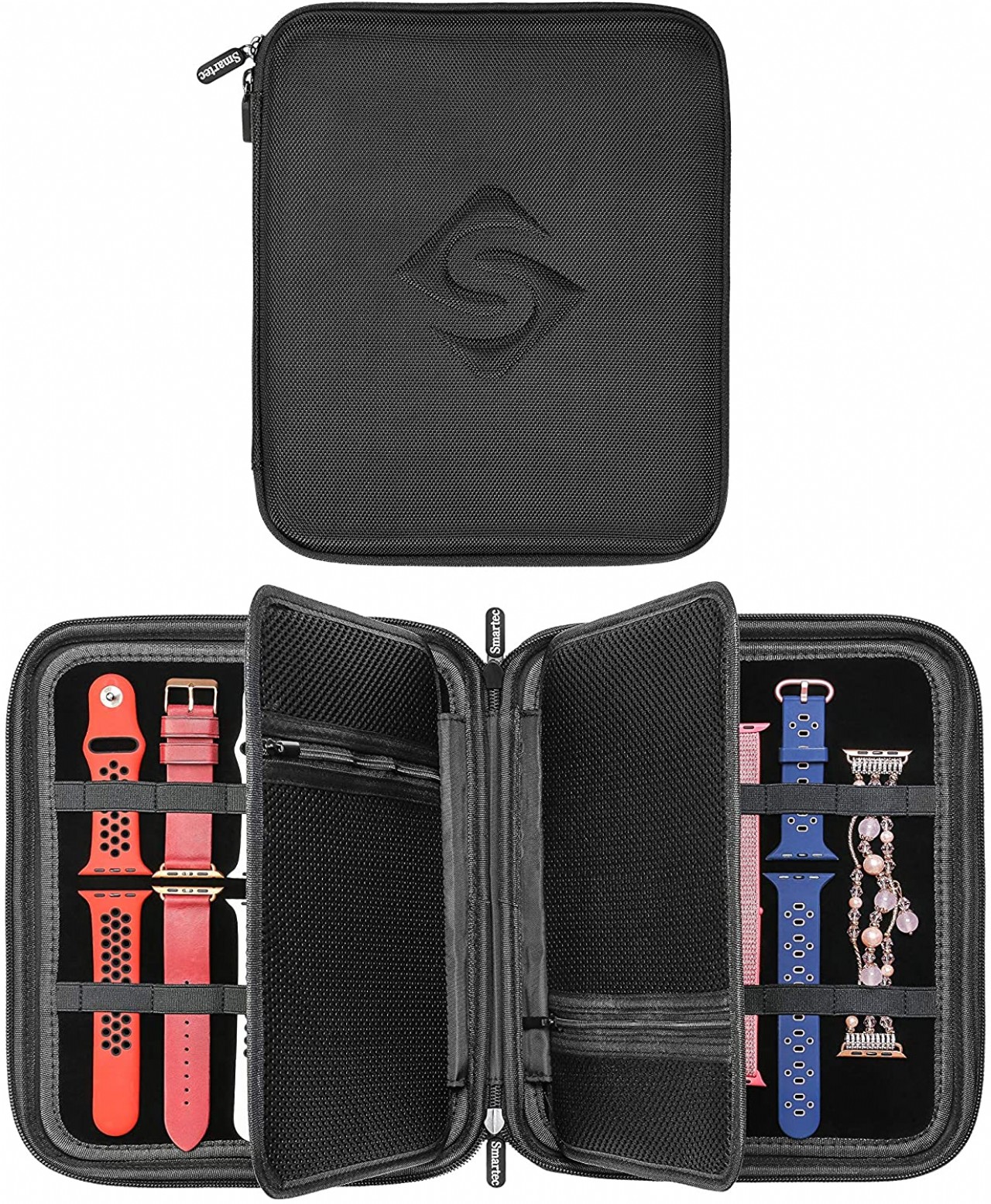 Smart Watch Bands & Accessories Travel/Storage Case, Stores 10+ Bands, Compatible for All Series