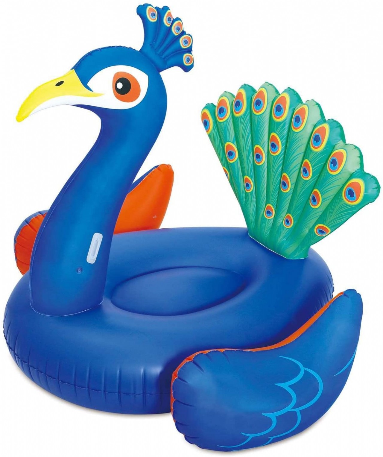 giant peacock float