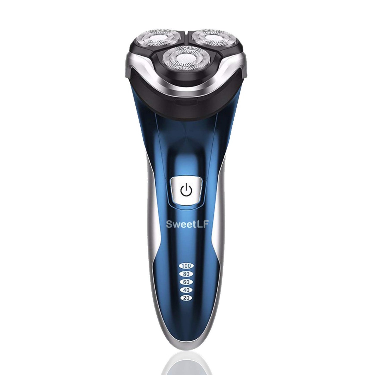 SweetLF 3D Rechargeable 100% Waterproof IPX7 Electric Shaver Wet & Dry Rotary Shavers for Men