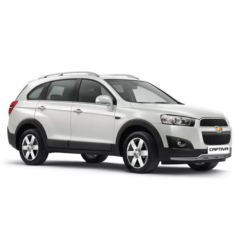 The fuel tank capacity and fuel consumption per 100 km for the Chevrolet Captiva