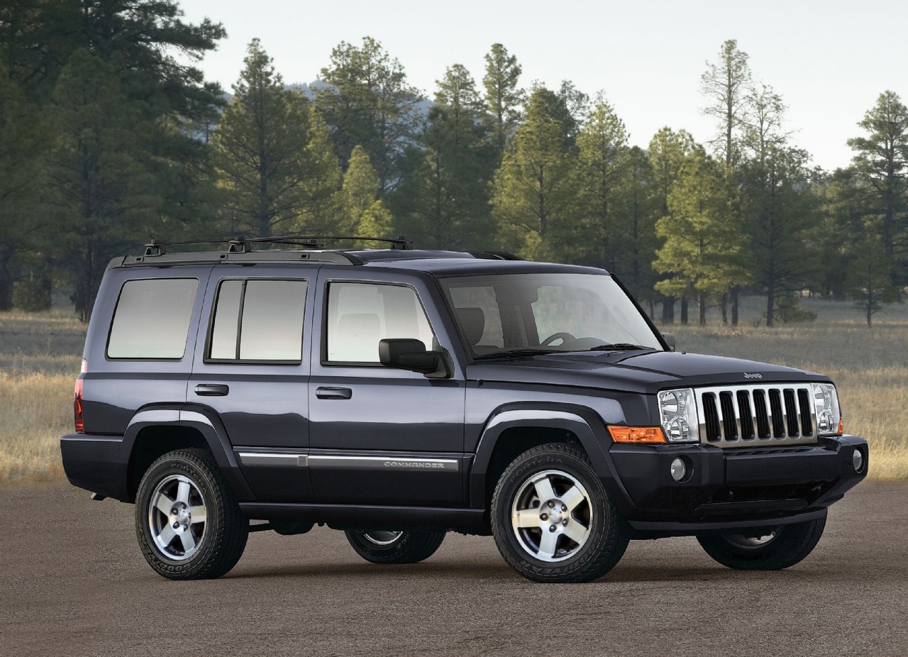 The fuel tank capacity and fuel consumption per 100 km for the Jeep Commander