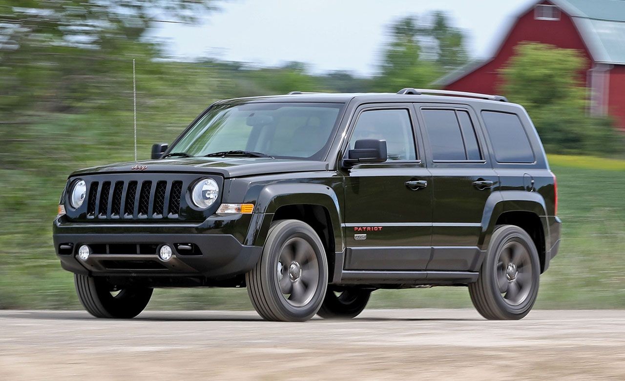 The fuel tank capacity and fuel consumption per 100 km for the Jeep Patriot