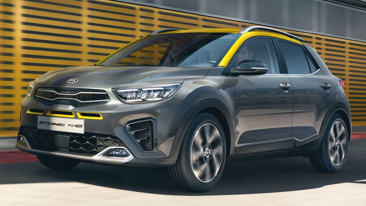 The fuel tank capacity and fuel consumption per 100 km for the Kia Stonic