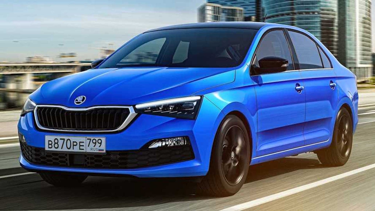 The fuel tank capacity and fuel consumption per 100 km for the Skoda Rapid