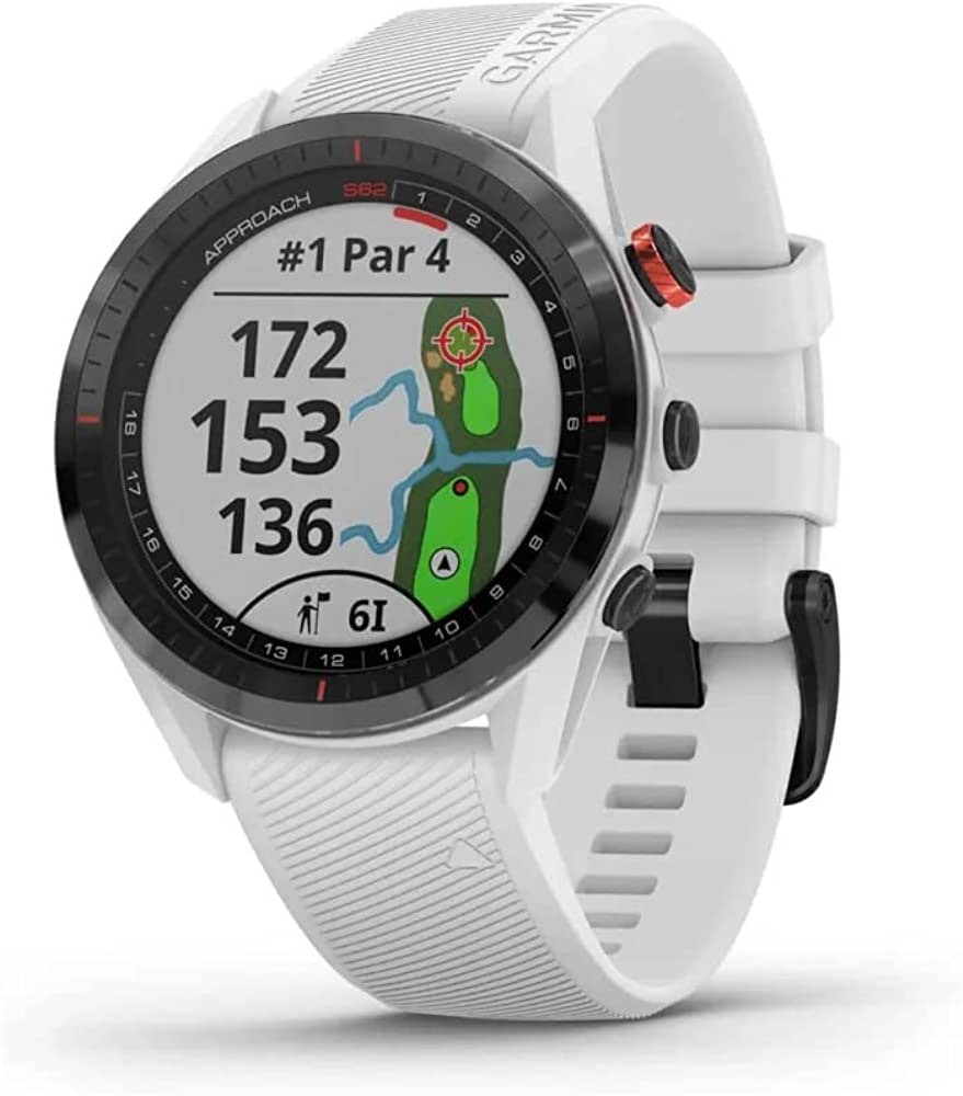 The Garmin Approach S62 is a GPS golf watch that boasts a battery life