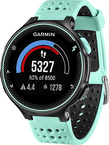 The Garmin Forerunner 235 has a battery life