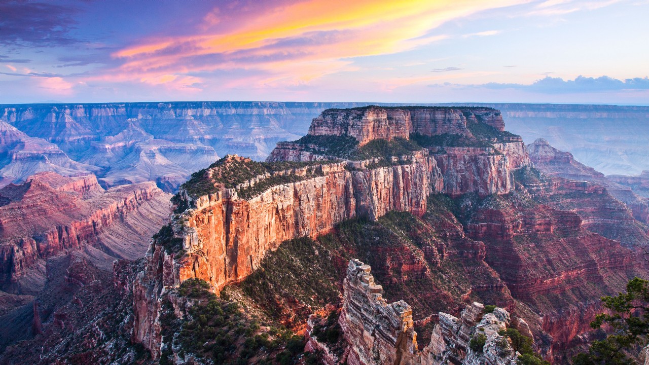 The Grand Canyon, located in Arizona, USA