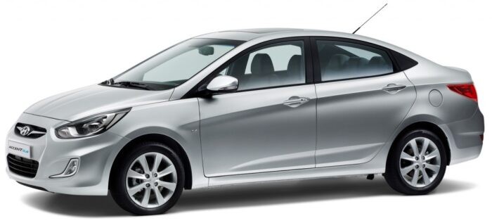 The oil capacity and type for the Hyundai Accent Blue