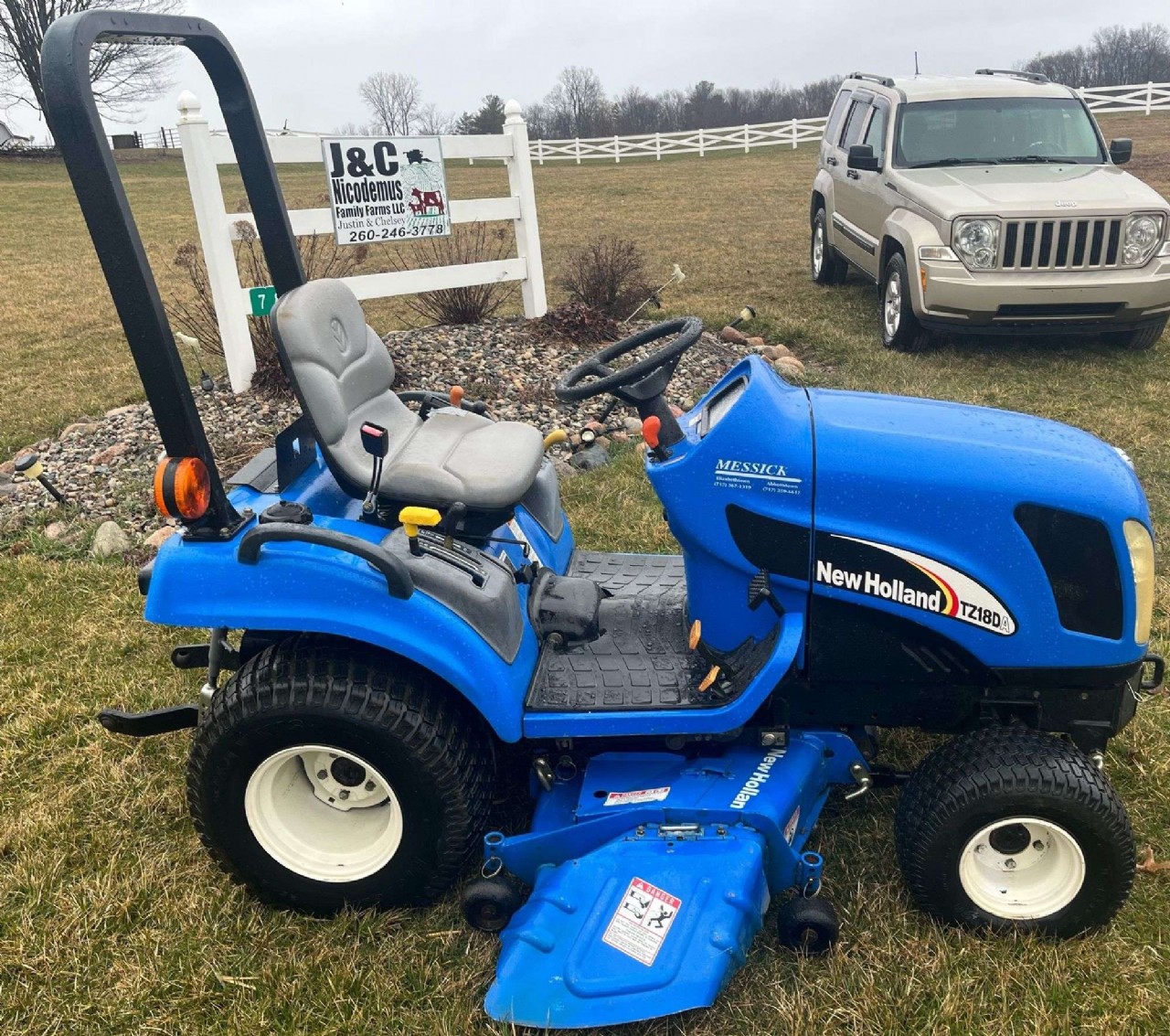 To fix a hydraulic issue on a New Holland TZ25 compact tractor