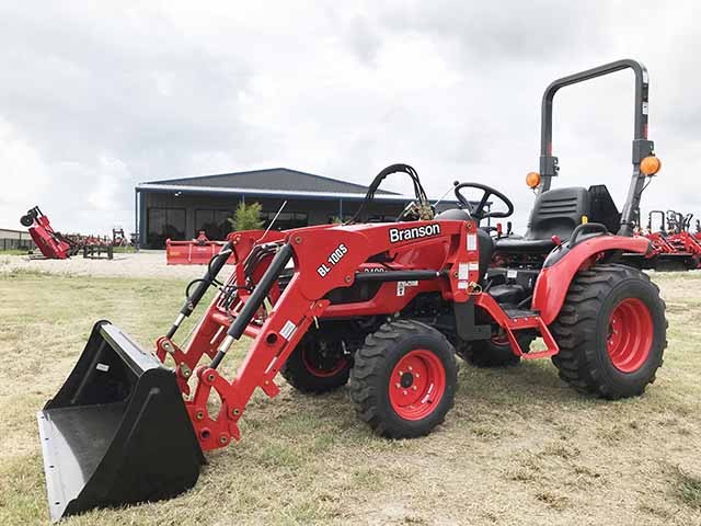 To fix a hydraulic malfunction on a Branson 2400H tractor