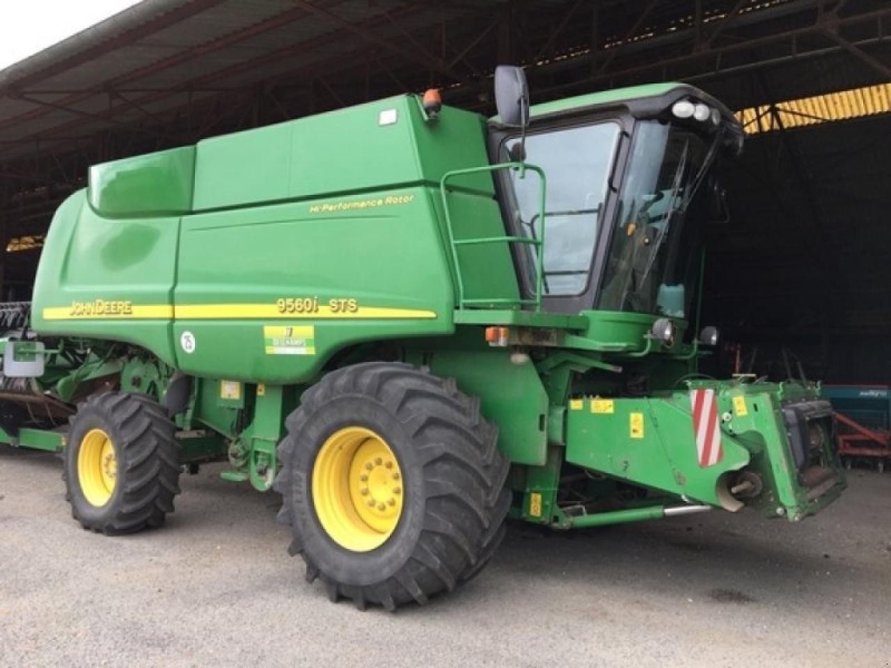 To repair a hydraulic issue on a John Deere 9560 tractor