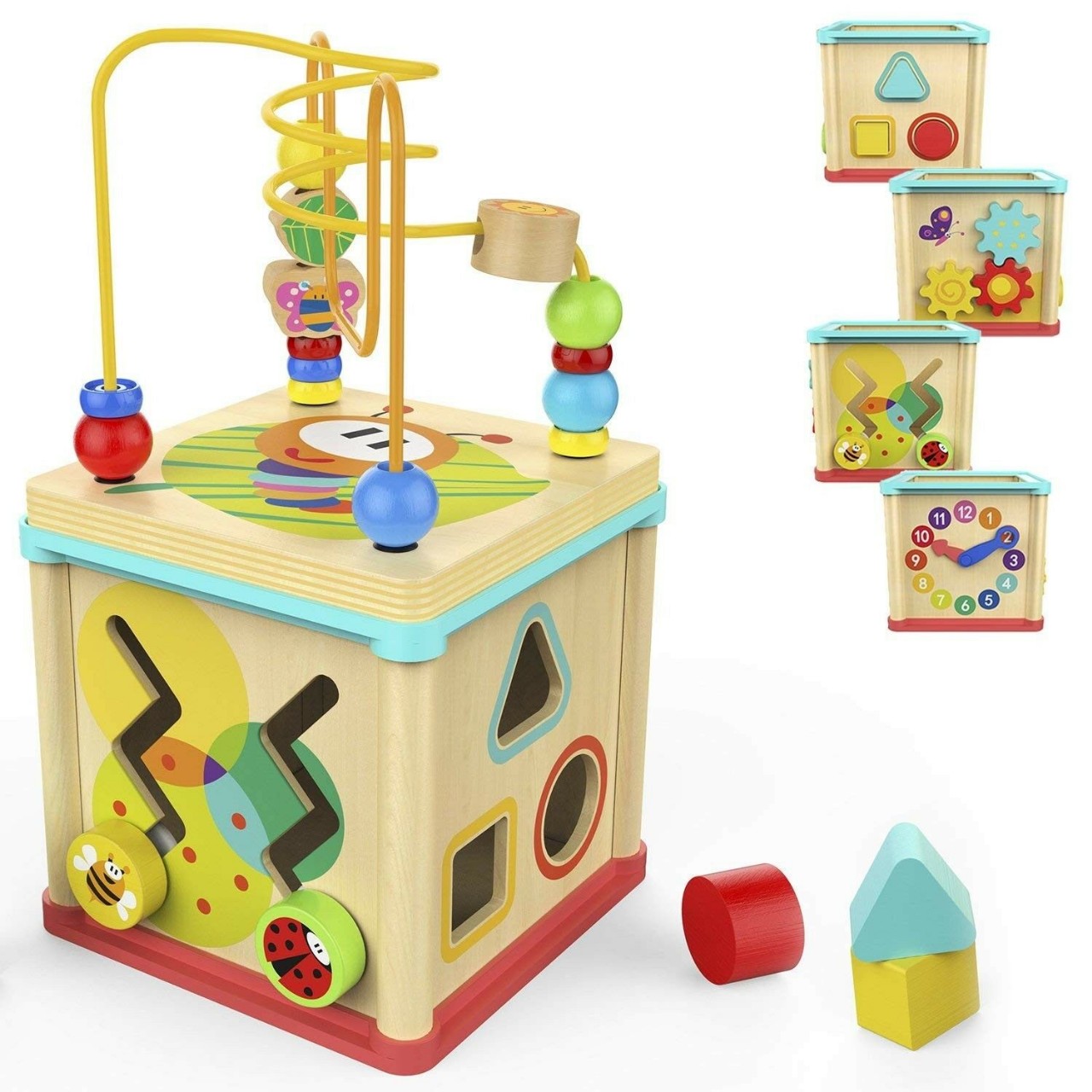 Toysery Educational Baby Toddler Kids Toy Musical Activity Cube Play Center Gift