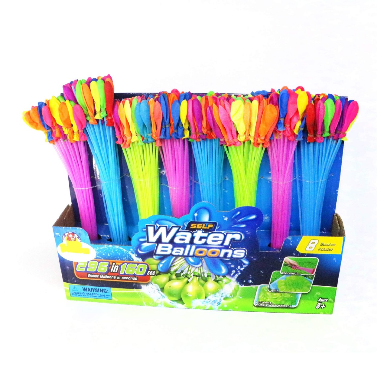 Toyzabo Water Balloons Quick Fill Bunch of Water Balloons Bulk Water Toys Rapid Fill Water Balloon
