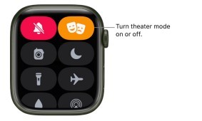 Use theater mode on Apple Watch
