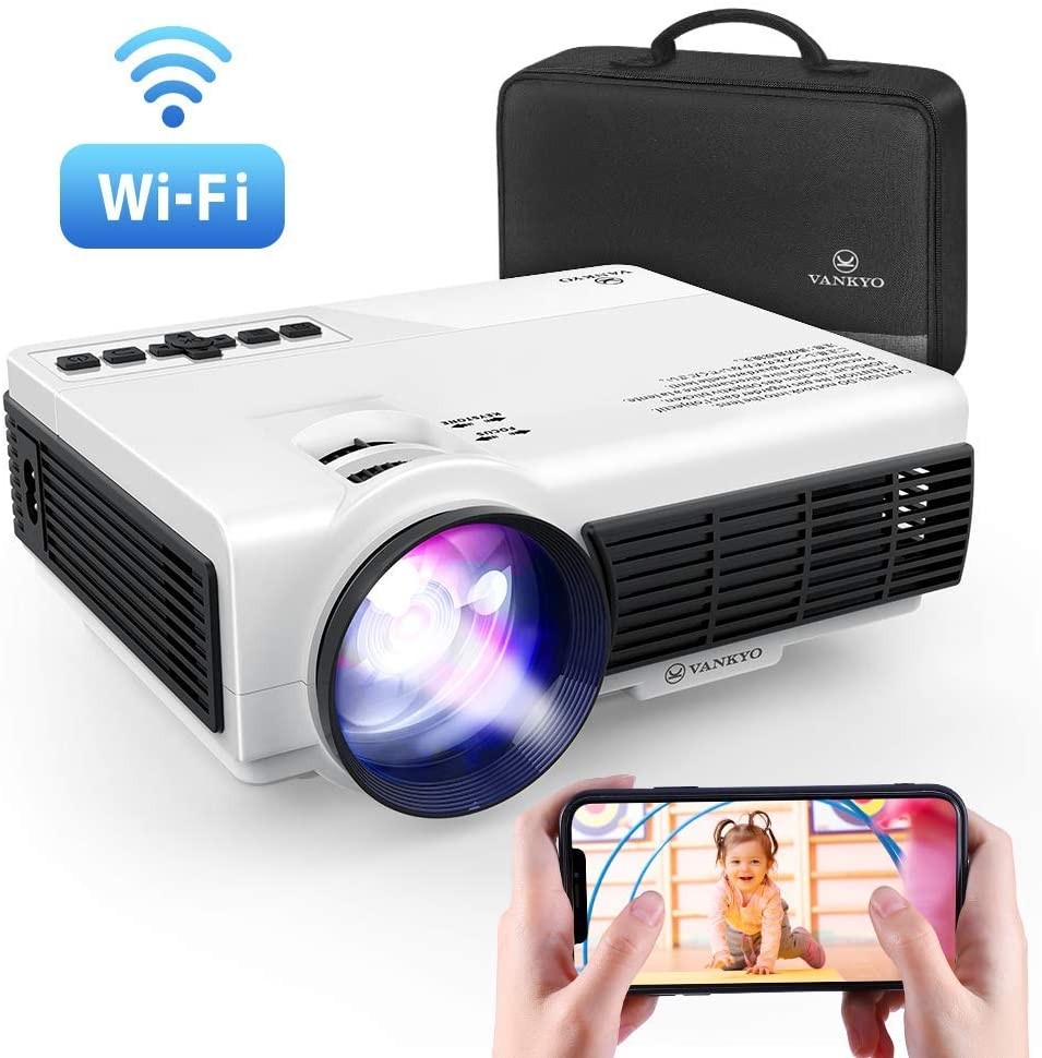 VANKYO Leisure 3W Mini Projector with Synchronize Smartphone Screen, Portable WiFi Projector Support
