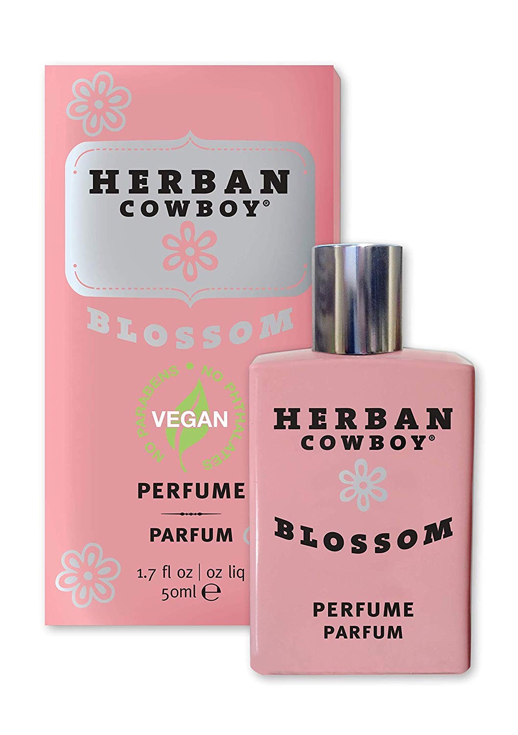VEGAN PERFUME Herban Cowboy Women's Perfume, Blossom, 1.7 Ounce