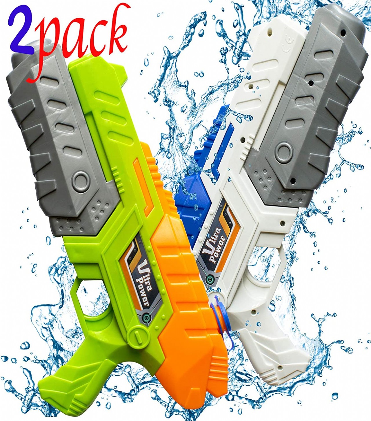 Water Gun Blaster - Super Soaker Water Squirt Guns for Kids Adults Shooters Watergun Long Range Outd