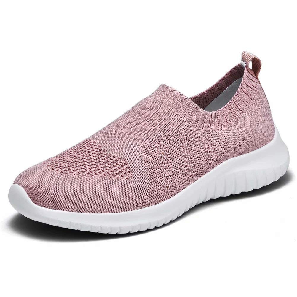 Women's Walking Tennis Shoes - Lightweight Athletic Casual Gym Slip on Sneakers